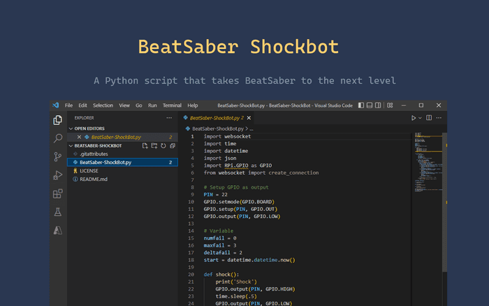 Beatsaber Shockbot